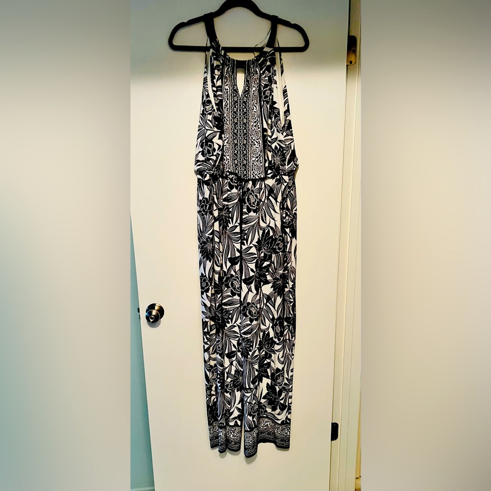 Chicos  black and white jumpsuit